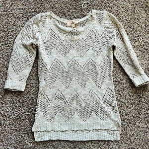 Pink Republic size Small S half-sleeve sweater